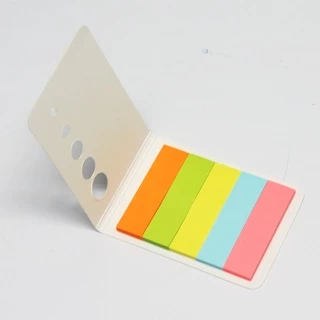 🌈กระดาษโน๊ตกาวในตัว Sticky Note กระดาษบันทึกข้อความแบบพับ 5แถวปกขาว✔️พร้อมส่ง กระดาษโน๊ต จดบันทึก