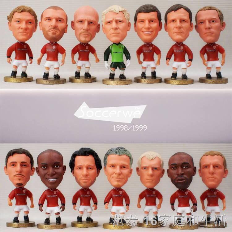 ☎◇✠โมเดลนักบอล soccerwe -Manchester United s.1998/1999 ครบเซ็ต