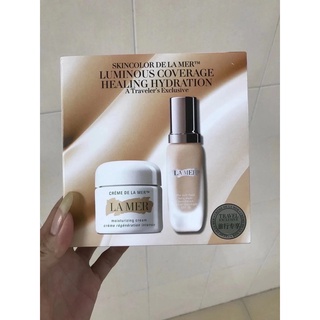 Sale Lamer Set 2pcs Travelers Exclusice Skincolor De Lamer Luminous Coverage Healing Hydration .exp 2023