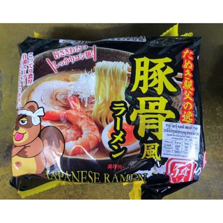 Tanuki Oyachi Japanese Ramen 5packs ทานูกิ โอยาจิ ทงคัสสึ ราเมน 88กรัม 5ห่อ