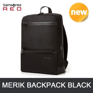 Samsonite RED DF009001 MERIK Backpack Black Laptop Office Worker Women Men