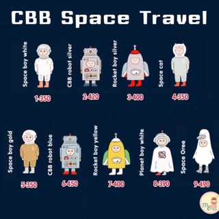 ❣️พร้อมส่ง...แบบตัวแยก❣️CBB Space Travel