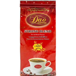 dao coffee กาแฟคั่วบด arabica Strong Blend 200 กรัม