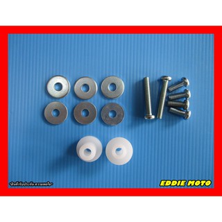 SUZUKI RC80 RC100 LEGSHIELD BOLTS SPACER SET  // ชุดน็อตบังลม สินค้าคุณภาพดี