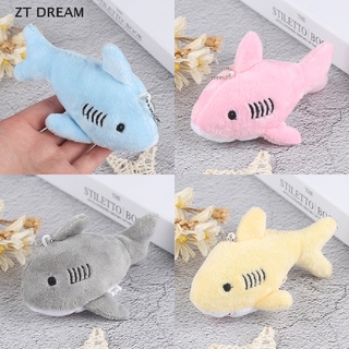 ZTD 12CM key chain gift shark plush stuffed toy doll mini pendant plush toys 07