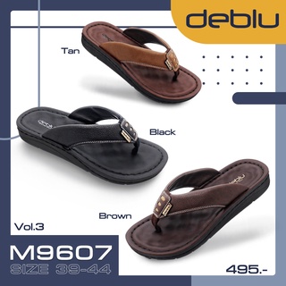 M9607 รองเท้าแตะ ชาย แบบสวม แบบหนีบ deblu เดอบลู นุ่มนิ่ม เพื่อสุขภาพ น้ำหนักเบา ของแท้ 100% 🇹🇭ประเทศไทย🇹🇭Thailand🇹🇭