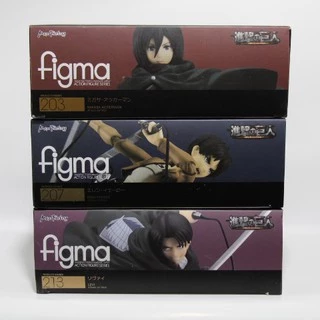 Figma ฟิกม่า Model Figure ฟิกเกอร์ โมเดล Attack on Titan ผ่าพิภพไททัน Levi รีไวล์ เอเลน ของเล่น 🇨🇳
