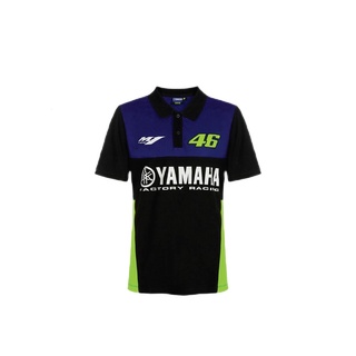 เสื้อโปโล YM46 สีน้ำเงิน