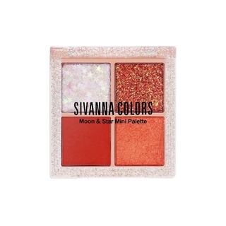 Sivanna Moon &amp; Star Mini Palette #HF6040 : ซิวานน่า  อายแชโดว์ มินิ พาเลท x 1 ชิ้น @svl