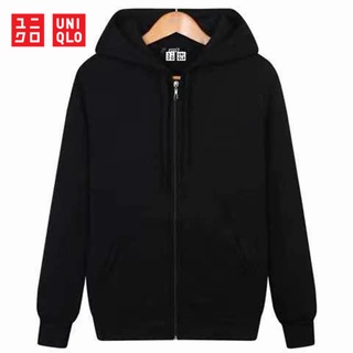 UNIQLO เสื้อแจ็กเก็ตกันลม มีฮู้ด พลัสไซซ์ แฟชั่นสําหรับผู้ชาย ไซซ์ M - 5XL