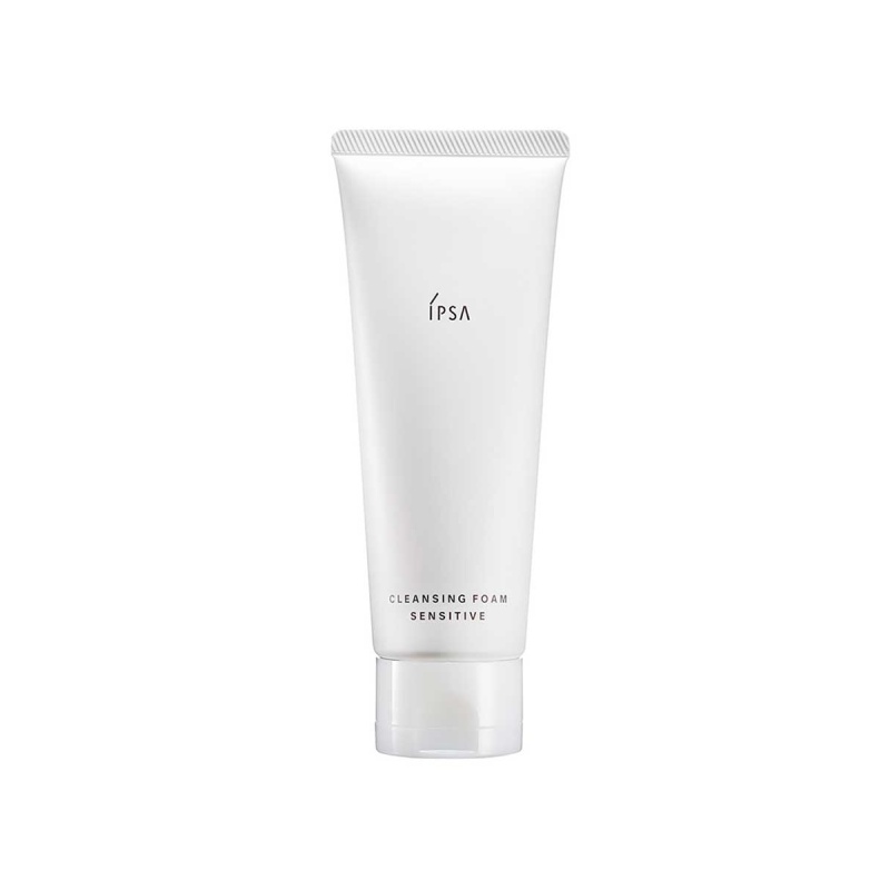 IPSA Cleansing Foam Sensitive 50g โฟมล้างหน้าสูตรอ่อนโยนสำหรับผิวบอบบาง ไวต่อการเกิดระคายเคือง