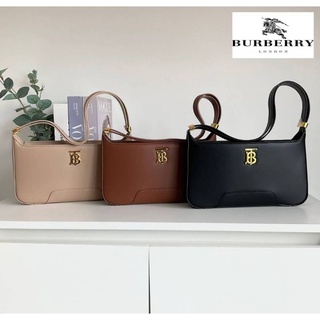 BURBERRY LEATHER SHOULDER BAG