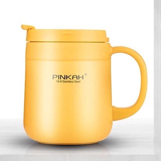 แก้ว Mug Pinkah แก้วเก็บความร้อนความเย็นสูญญากาศ2ชั้น