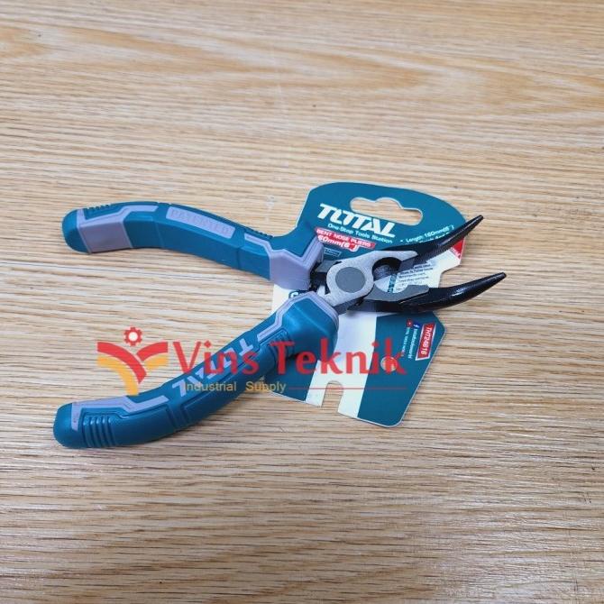 TOTAL THT24616 BENT NOSE PLIERS 6 นิ้ว BEND CLAMP PLIERS