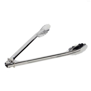 Stainless Steel Barbecue Locking Tongs Serving Clip BBQ Grill Baking Salad Steak Vegetable Pasta Kitchen Tool  💛Kitchentool