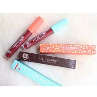 Etude House bright lip glaze velvet ลิปหัวจุ่มเนื้อแมท