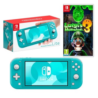 Nintendo Switch Lite (TURQUOISE) ฟรีเกม Luigis Mansion 3 Standard Edition