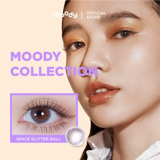 moody Space Glitter Ball (Ultra Violet) | 1 Month คอนแทคเลนส์รายเดือน