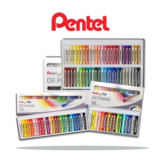 สีชอล์ค 12, 16, 25, 36, 50 สี ยี่ห้อ Pentel / 1 กล่อง