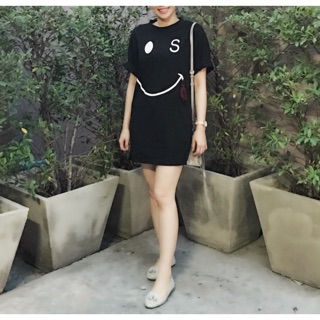 Smile shirt dress