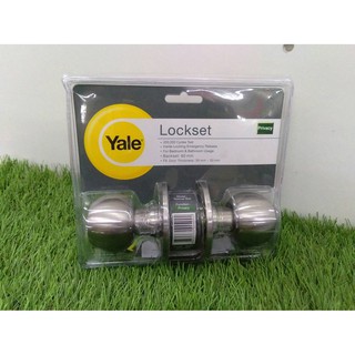 YALE ลูกบิดประตูห้องน้ำสแตนเลส รุ่น KN-VCA5122US32D