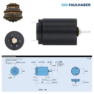 มอเตอร์ Faulhaber ขนาด.17X24 มิลลิเมตร 7900Rpm Made in Germany พร้อมส่ง!