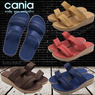 CANIA 42171 รองเท้าแตะแบบสวมผู้หญิง,รองเท้าแฟชั่นผู้หญิงแบบสวม,รองเท้าทรงสูง