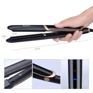 Kemei KM-2219 ที่หนีบผม เครื่องหนีบผม ทำผมตรงหรือเป็นลอน เครื่องม้วนผม ที่ม้วนผม ผมตรงสวยเป็นธรรมชาติ ร้อนเร็ว2219