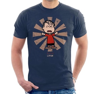 เสื้อยืดผ้าฝ้ายพิมพ์ลาย ใหม่ เสื้อยืดลําลอง แขนสั้น พิมพ์ลาย Linus Van Pelt สไตล์ญี่ปุ่นย้อนยุค สําหรับผู้ชาย 2022