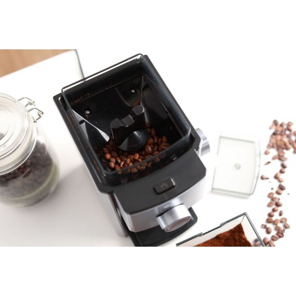 เครื่องบดกาแฟไฟฟ้าอัตโนมัต Oggi รุ่น Square เฟืองบด แบบ flat รุ่นใหม่สุด กระทัดรัด NEW Automatic Coffee Grinder OGGI SQ2