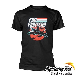 เสื้อยืด พิมพ์ลาย Foo Fighters Fighter Jet Rock