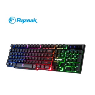 Razeak RK-8165 คียบอร์ดมีไฟ คียบอร์ดเกมมิ่ง