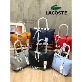 Lac o ste Large Zip Tote Bag Long Handle แท้💯%