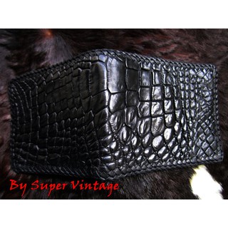 crocodile wallet  lacing  Crocodile Wallet Alligator Wallets → Genuine Croc Leather Wallets