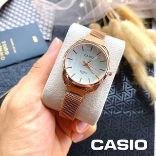 CASIO LTP-E144 ✨ คาสิโอสายแม่เหล็กตัวใหม่ล่าสุด ประกันถ่าน 1 ปี รหัสสินค้า CA7063