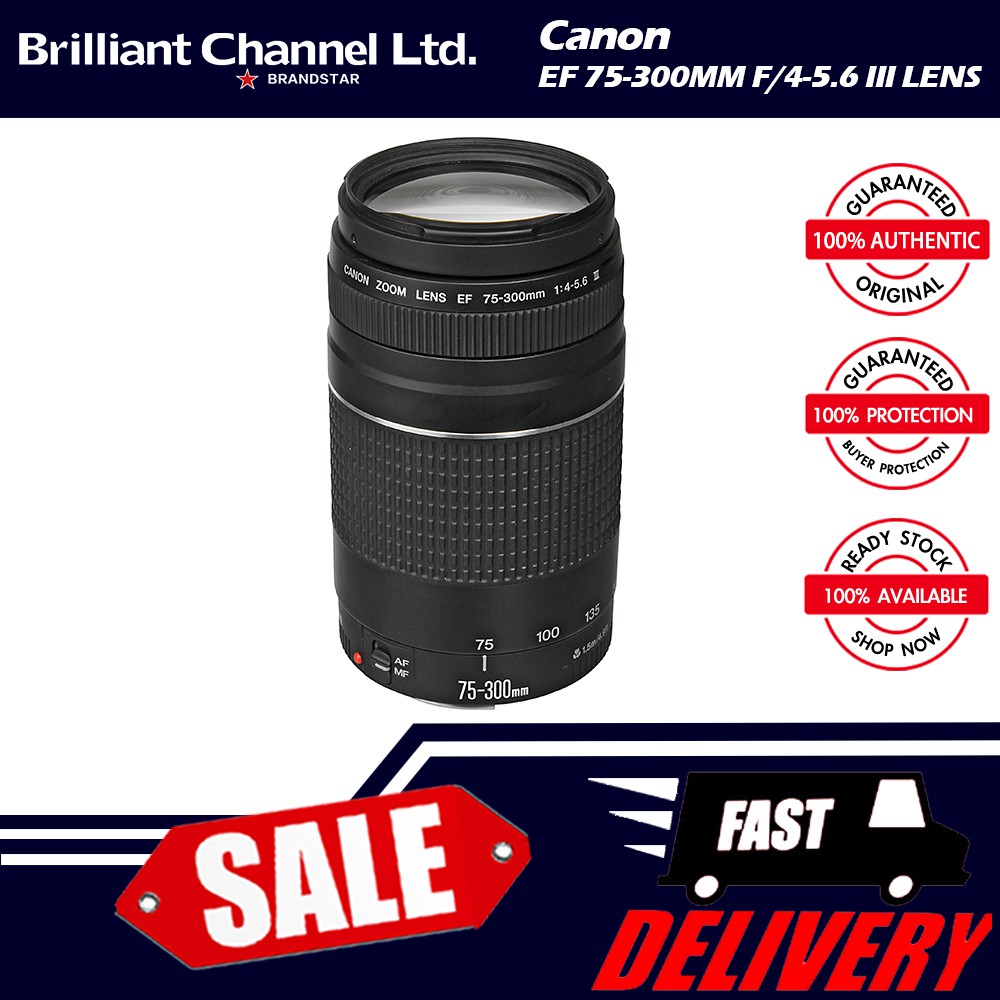 Canon Ef 75 300mm F 4 5 6 Iii Lens เลนส กล อง Canon Ef 75 300 มม F 4 5 6 Iiiเลนส กล อง Shopee Thailand