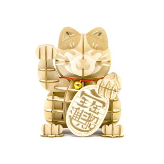 &gt;พร้อมส่ง&lt;&lt;จิ๊กซอว์ไม้ [JIGZLE Wooden Puzzle] Maneki Neko แมวกวัก (Large)