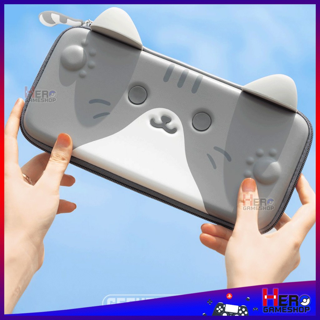กระเป๋า Nintendo Switch OLED Geekshare แท้ แมวมีหู