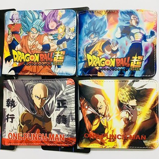 อะนิเมะญี่ปุ่น Dragon Ball สั้นสองเท่ากระเป๋าสตางค์ DragonBall นักเรียนกระเป๋าใส่เหรียญบัตรกระเป๋าเงินกระเป๋าสตางค์