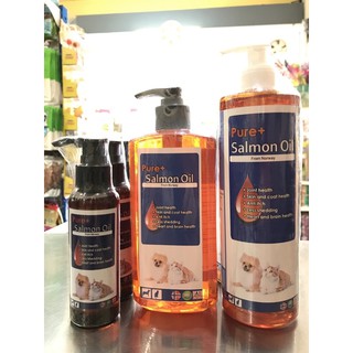 Pure+Salmon Oil น้ำมันปลาแซลมอล 100มล.(สุนัข/แมว)