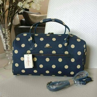 CATH KIDSTON EMBOSSED BOWLER BAG (SIZE L) กระเป๋า OUTLET