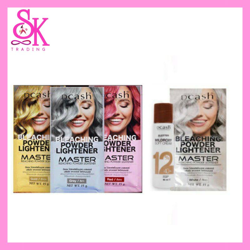 ผงฟอกสีผม ดีแคช DCash Bleaching Powder 15g.