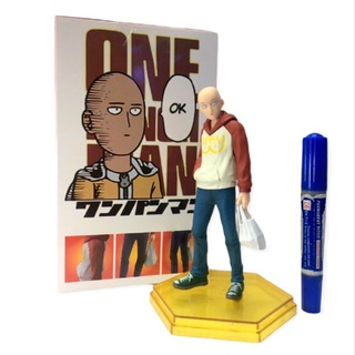 โมเดล One Punch Man Saitama ไซตามะ ขนาด16cm. มีกล่อง