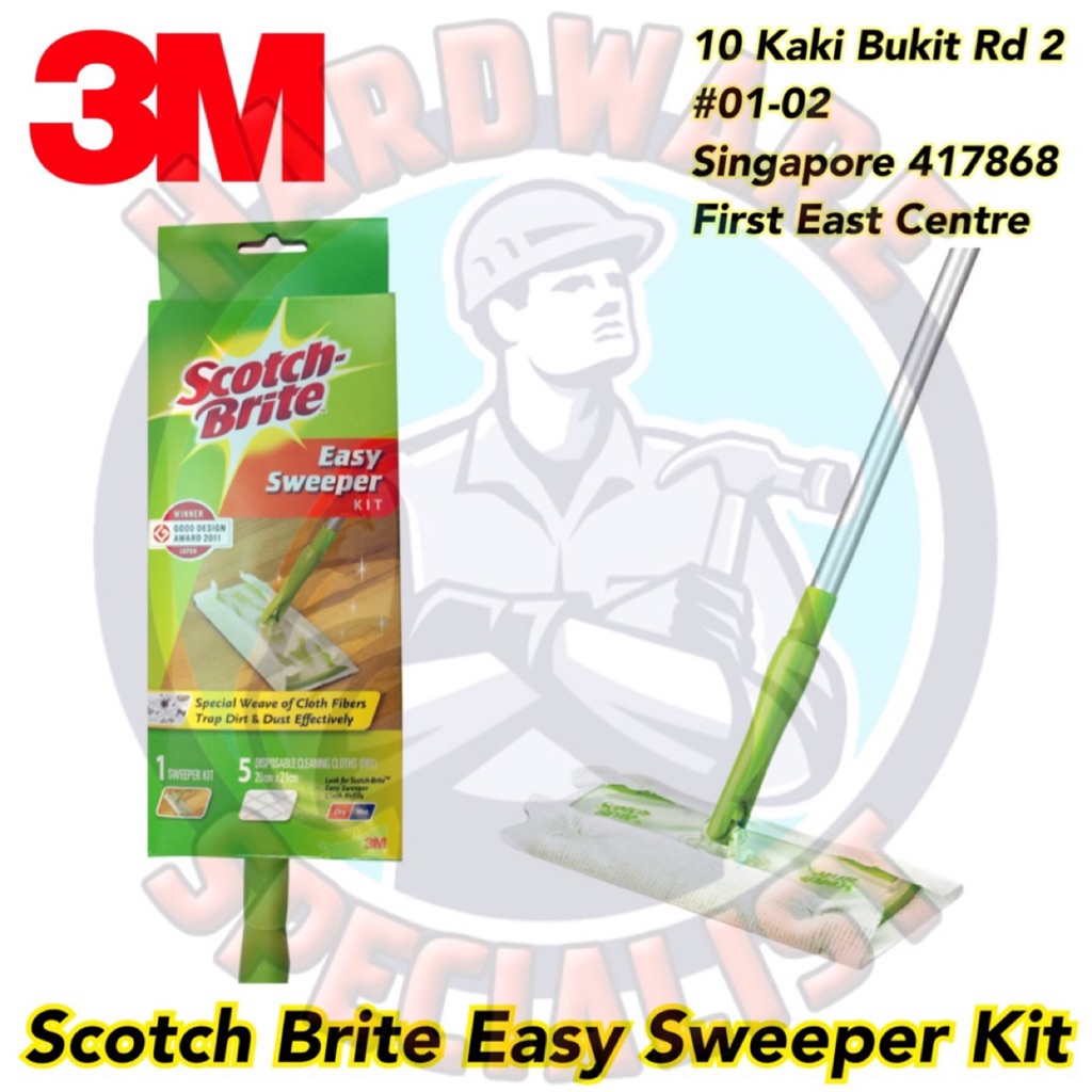 3m Scotch Brite Easy Sweeper Starter Kit Q600E (30S)