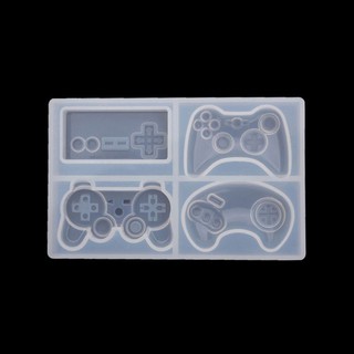 ✿inf✿4-Styles Game Consoles Handle Pendant Silicone Resin Mold Jewelry Making Tools