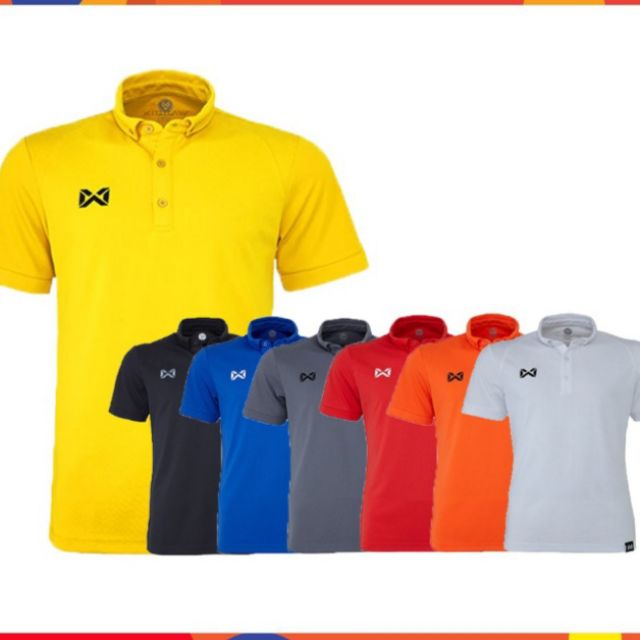 เสื้อโปโล WARRIX รุ่น Bubble WA-3324 สีส้ม เสื้อกีฬา วาริกซ์