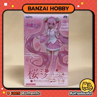 ฟิกเกอร์แท้ Hatsune Miku Sakura (Taito) สินค้าใหม่ ของแท้จากญี่ปุ่น