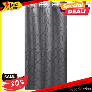 ผ้าม่าน EYELET HOME L&amp;S VENCENT UV 140x160 ซม. สีเทา ผ้าม่านหน้าต่าง EYELET CURTAIN HOME L&amp;S VENCENT UV 140X160CM GRAY