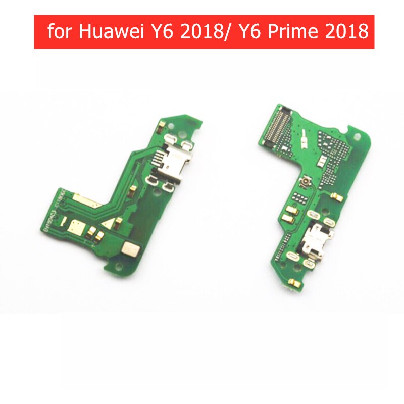 แท่นชาร์จไมโครโฟน USB PCB สายเคเบิลอ่อน สําหรับ Huawei Y6 2018 Y6 Prime 2018
