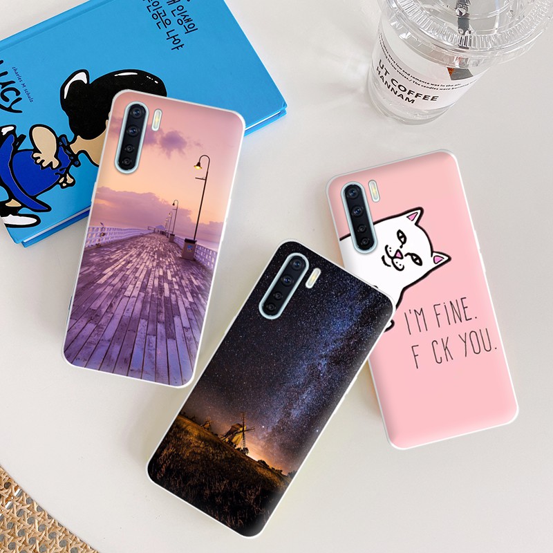 เคสซิลิโคน OPPO A91 F15 A1601 A59 A1K K1 K3 R1L R15X R17 Neo Rx17 Neo Ax7 Pro ฝาครอบความคิดสร้างสรรค
